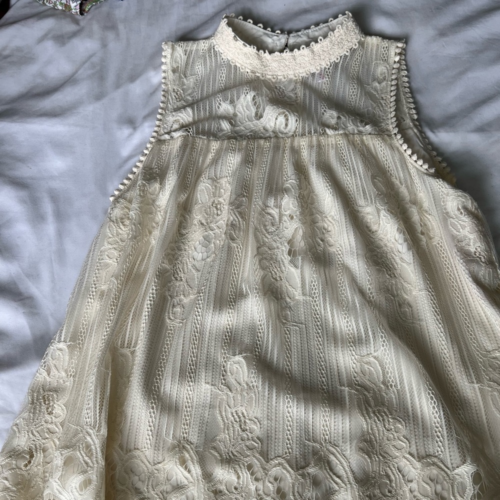 White Lace Tunic